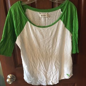 Abercrombie baseball tee!